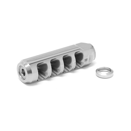 JP Enterprises MARK V Competition Compensator – 1/2×28 – .750 OD – Stainless