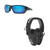STNGR Blue Mirror Alpine Ballistic Glasses + Walker Electronic Ear Muffs STNGR Blue Mirror Alpine Ballistic Glasses + Walker Electronic Ear Muffs