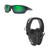 STNGR Green Mirror Alpine Ballistic Glasses + Walker Electronic Ear Muffs STNGR Green Mirror Alpine Ballistic Glasses + Walker Electronic Ear Muffs