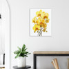 Luminous Yellow Orchid Radiance