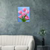 Radiant Pink Tulip Quintet