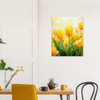 Luminous Sunlit Yellow Tulip