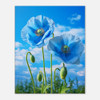 Majestic Serenity Blue Poppies
