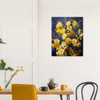 Luminous Elegance Yellow Cherry Blossoms