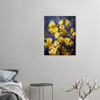 Luminous Elegance Yellow Cherry Blossoms