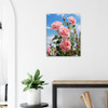 Tranquil Pink Rose Garden
