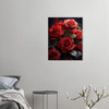 Scarlet Dew Red Roses