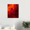 Red Thunderstorm – Red abstract art