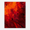Red Thunderstorm – Red abstract art