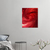 Vortex of Passion – red abstract art