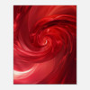 Vortex of Passion – red abstract art