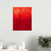 Abstract Firestorm – Red abstract art