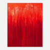 Abstract Firestorm – Red abstract art