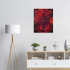 Crimson Fractals – red abstract art