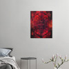 Crimson Fractals – red abstract art