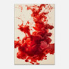 Red Ink Explosion – Red abstract art