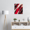 Scarlet Motion - red abstract art