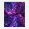 Amethyst Fractals - Purple abstract art