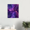 Amethyst Fractals - Purple abstract art