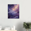 Cosmic Purple - Purple abstract art