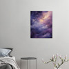 Cosmic Purple - Purple abstract art