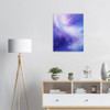 Indigo Thunderstorm - Purple abstract art