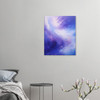 Indigo Thunderstorm - Purple abstract art