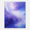 Indigo Thunderstorm - Purple abstract art