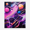 Galactic Pulse - Purple abstract art