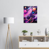 Galactic Pulse - Purple abstract art