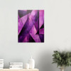 Purple Geometry - Purple Abstract Art