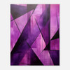 Purple Geometry - Purple Abstract Art