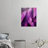 Purple Geometry - Purple Abstract Art