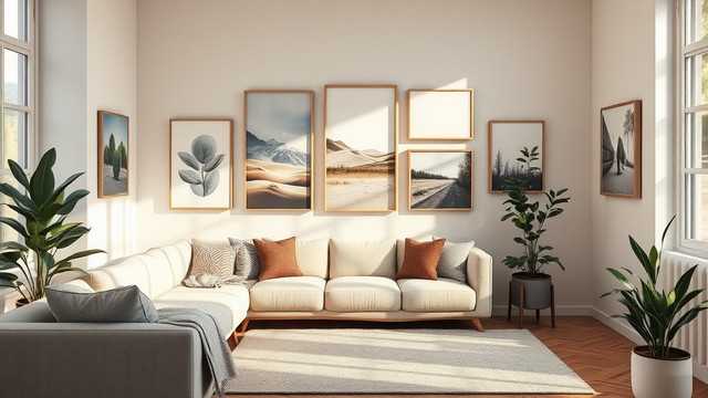 Creative Ways Arranging Multiple Canvas Art Prints at Home