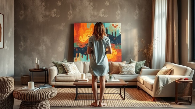 Choosing the Right Wall for Large Canvas Art Made Easy