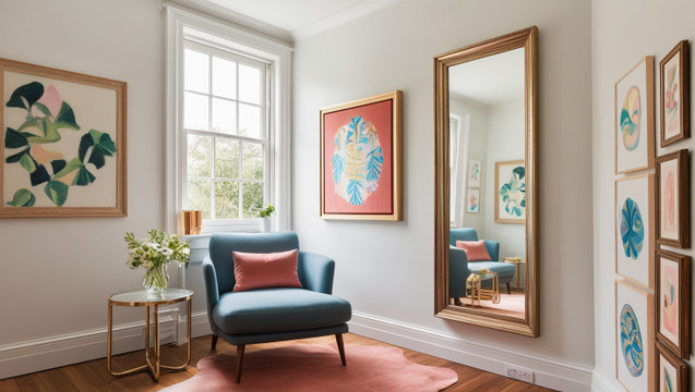 Use Canvas Art to Make Small Rooms Feel Bigger