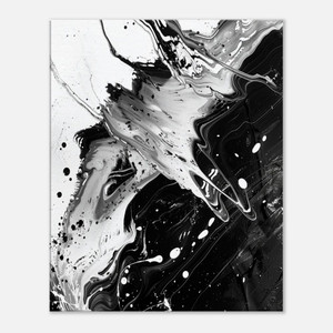 Abstract Noir Waves