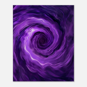 Violet Vortex – Purple abstract art