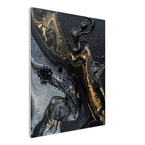 Black Gold Marble