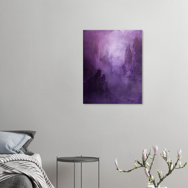Lavender Dream – Purple abstract art