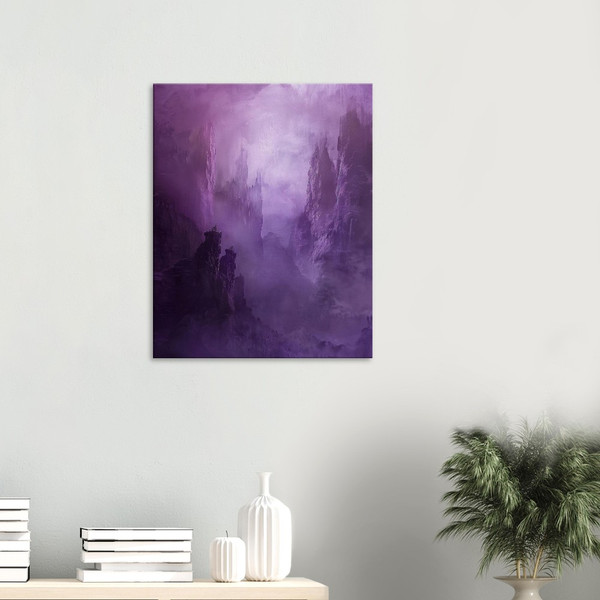 Lavender Dream – Purple abstract art
