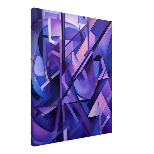 Prism of Purples - Purple Abstract Art