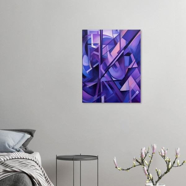 Prism of Purples - Purple Abstract Art
