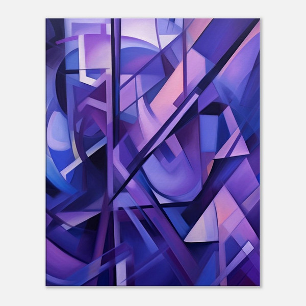 Prism of Purples - Purple Abstract Art