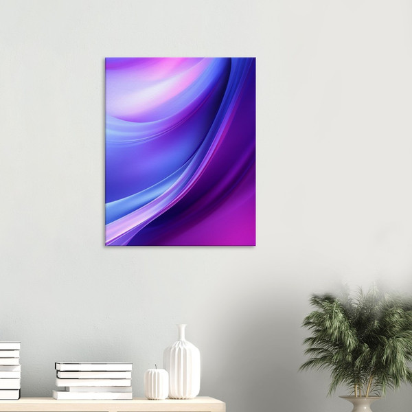 Ultraviolet Waves - Abstract Art - Canvas Art