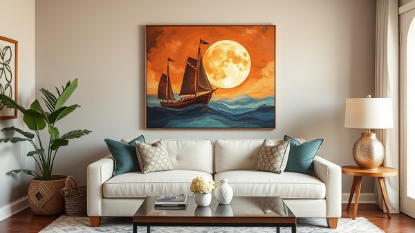 Best Size Wall Prints Living Room: Create a Cozy Space