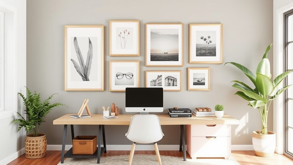What Size Wall Prints Are Best for Home Offices?