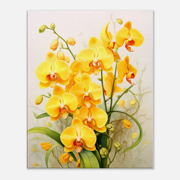 Golden Yellow Orchid Sunshine