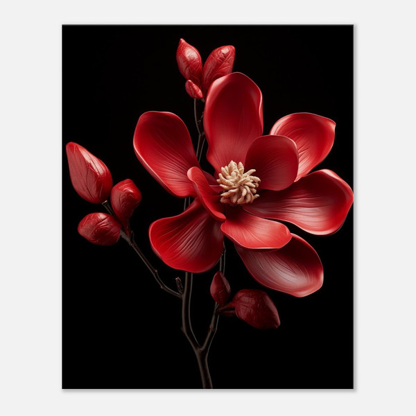 Radiant Ruby Red Magnolia