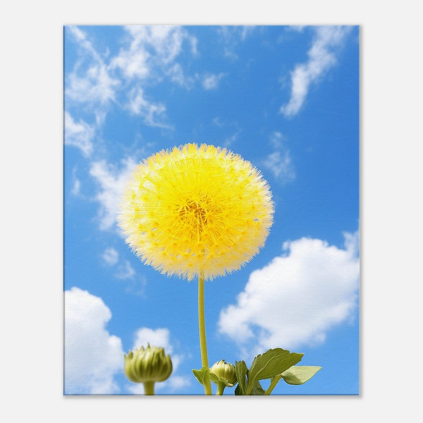Sunny Day Yellow Dandelion